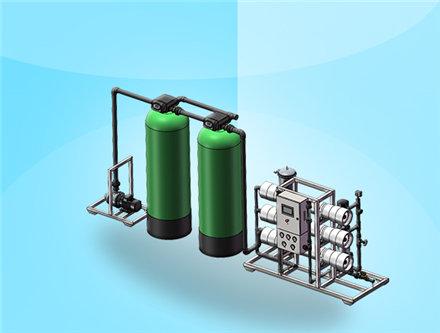 3吨/时反渗透设备，广西纯水处理，广西水处理厂家